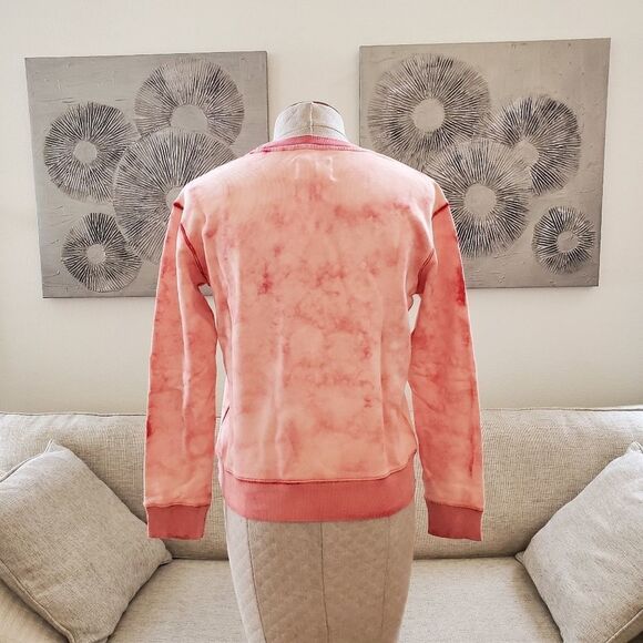 Vigoss Acid Wash Cotton Sweatshirt size XS in Peach - NEW - Picture 6 of 10